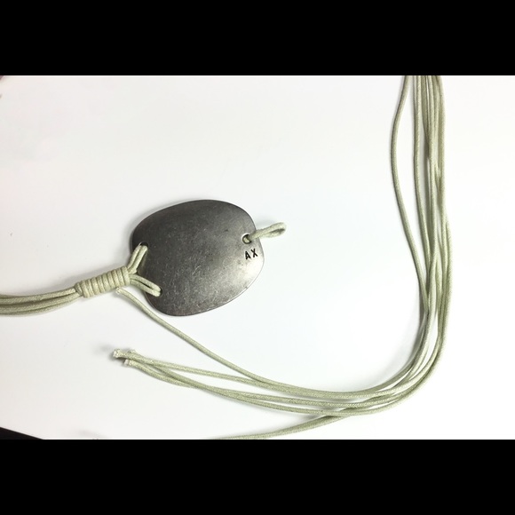 AX Armani Exchange belt rope cream/gold tint - Picture 4 of 5